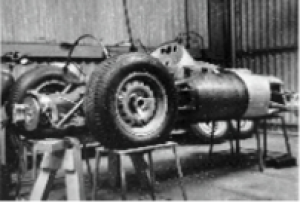 The 2.5 litre BRM being built