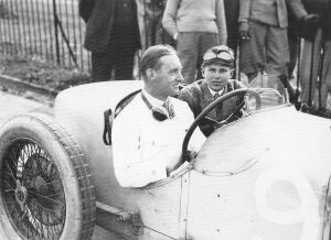 At the age of 15, he passengered Malcolm Campbell as his riding mechanic at the J.C.C. Grand Prix in 1928